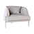Elegant Caillou Armchair by Liu Jo 3D model small image 4