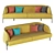 Elegant Caillou Liu Jo Sofa 3D model small image 2