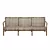 Natural Finish Isola Sofa: High Quality, Perfect for Interior Visualization 3D model small image 3