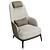 Poly S Armchair: Compact and Comfortable 3D model small image 2