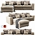 Italian Design: Ditre Freedom Chaise Lounger 3D model small image 1