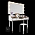 Glam Station: Ultimate Makeup Table Set 3D model small image 1