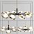 Kinesis: Stylish Metal and Glass Pendant Lights 3D model small image 1