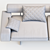 Elegant Wing Sectional Sofa 3D model small image 4