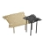 Elegant Flat Lace Coffee Table 3D model small image 1