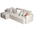 Luxurious Lounge II Sofa: Stylish & Spacious 3D model small image 3