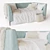 Elegant Avalon Daybed: Comfort and Style 3D model small image 1