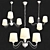 Elegant ORLEAN A9310LM-3WG Pendant 3D model small image 1