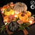 Rustic Harvest Table Decor 3D model small image 1