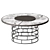 Elegant Crown Table by MOOD_Flexform 3D model small image 2