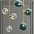 Elegant Modern Ceiling Lamp 3D model small image 2
