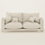 Modern Geometry Textured Sofa 3D model small image 7