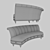 Elegance Personified: Jumelle Sofa 3D model small image 4