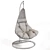 Modern Synthetic Fiber Hanging Chair 3D model small image 5