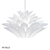 Elegant Petalo Floor Lamp 3D model small image 1