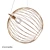 Ondaluce Rame Chandelier 3D model small image 1