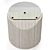 Travertine Modern Side Table: David Nicolas C-031 3D model small image 3