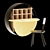 EMKO UAB Pill & Naïve: Writing Desk & Chair Set 3D model small image 4