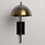 Pigalle Gold Copper Wall Light 3D model small image 3