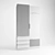 Glisse Display Cabinet: Modern, Spacious, and Elegant 3D model small image 2