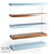 Modern Glass Shelving Rack 3D model small image 3