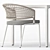 Modern ILLUM Table & CTR Armchair 3D model small image 3