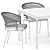 Modern ILLUM Table & CTR Armchair 3D model small image 5