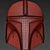 Mandalore Helmet Replica 3D model small image 2