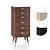 Naver AK 2420: Walnut & Ash Chest 3D model small image 1