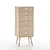 Naver AK 2420: Walnut & Ash Chest 3D model small image 2