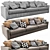 Luxurious Linteloo Fabio Sofa 3D model small image 3