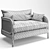 Heatherfield Armchair: Elegant, Versatile & Stylish 3D model small image 5