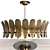 Elegant ARTERIORS ANALISE Chandelier 3D model small image 1