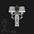 Elegant Thalita Sconce: Stunning Design 3D model small image 2