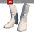 Stylish Leather Winter Boots 3D model small image 4