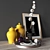 Cotton Decor Set: Stylish and Versatile 3D model small image 3