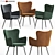  Luxore Dining Chair: Timeless Elegance 3D model small image 1