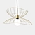 Sleek Ray Ceiling Lamp by Patrick Hall 3D model small image 1