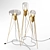 Modern Floor Lamp Set 3D model small image 1