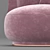 Plush Pink Sofa: Detailed 3D Model 3D model small image 2