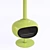 Retro Flute Metal Fireplace 3D model small image 1