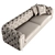 Vincent Modern Italian Sofa 3D model small image 2