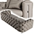 Vincent Modern Italian Sofa 3D model small image 3