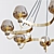 Twinkle Metal & Glass Pendant 3D model small image 2