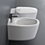 Ideal Standard Dea Wall-Hung WC & Bidet Set 3D model small image 2