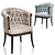 LOGAN Reproduction Chair: Authentic Italian Design 3D model small image 1