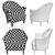 Luxurious Shell Tosconova Armchair 3D model small image 2