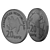 Azerbaijani 20 Manat Coin 3D model small image 3