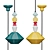 Ferroluce Deco Lariat Pendant: Timeless Elegance 3D model small image 1