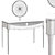 Elegant Carpanese Vanity: A Touch of Luxury 3D model small image 2